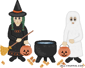 happy haloween JellyMuffin.com - The place for profile layouts, flash generators, glitter graphics, backgrounds and codes
